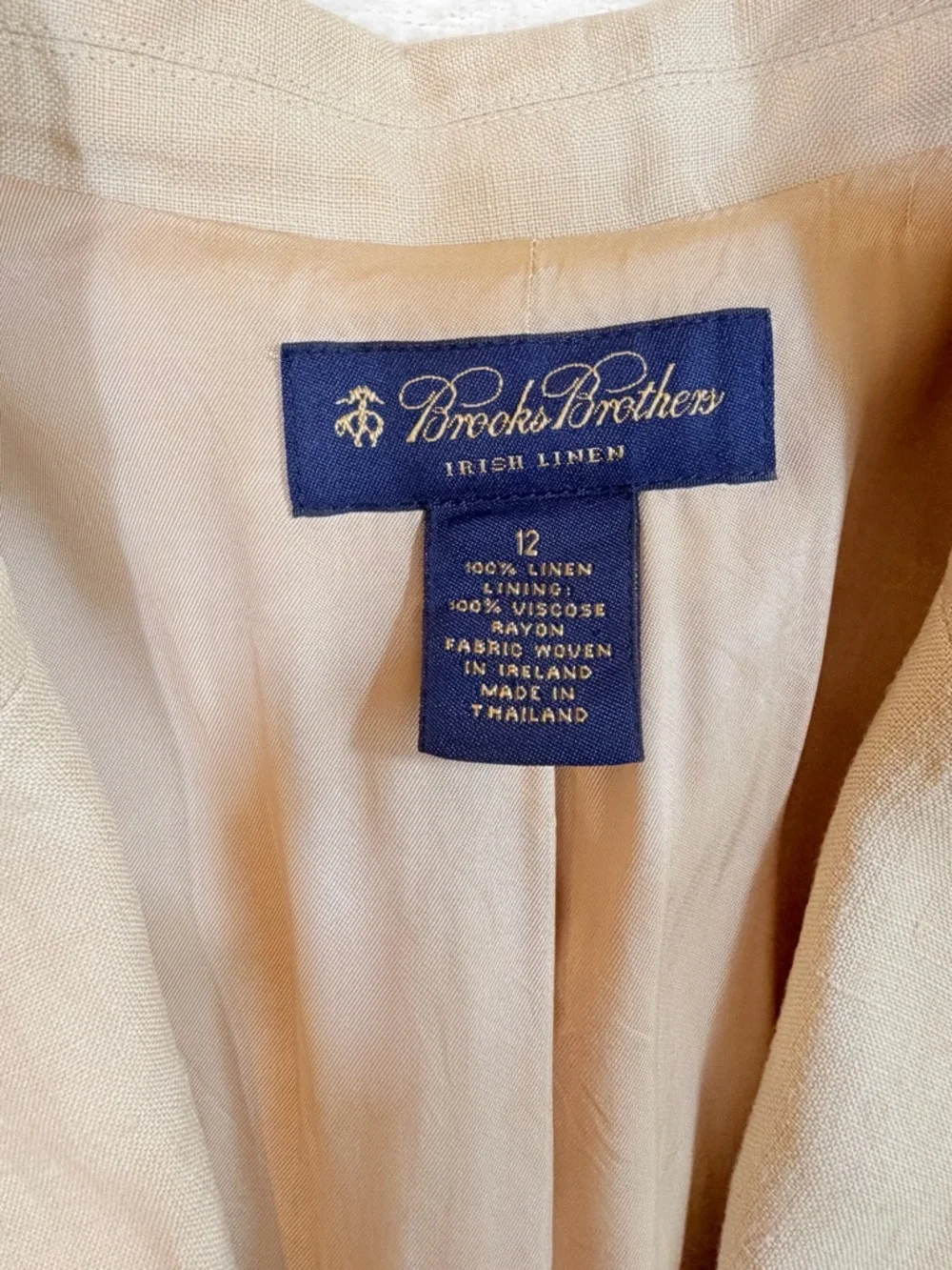 Brooks Brother’s‎ Women 100% Irish Linen Suit Blazer and Skirt Set